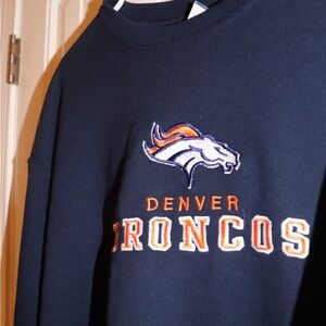 Denver Broncos Navy Sweater